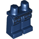 LEGO Donkerblauw Minifigure Heupen en benen met Decoratie (3815 / 16315)