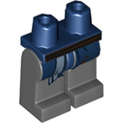 LEGO Bleu foncé Minifigure Hanches et jambes avec Sash et Fin of Bleu Robe Print (3815 / 34352)