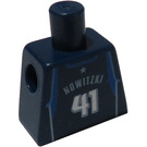 LEGO Mørkeblå Minifigur NBA Torso med NBA Dallas Mavericks #41