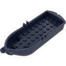 LEGO Bleu foncé Minifigure Row Boat avec Oar Holders (2551 / 21301)