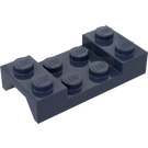 LEGO Dark Blue Mudguard Plate 2 x 4 with Arch without Hole (3788)