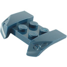 LEGO Dark Blue Mudguard Plate 2 x 4 with Overhanging Headlights (44674)