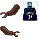 LEGO Dark Blue NBA Kevin Garnett, Minnesota Timberwolves Torso