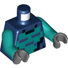 LEGO Dunkelblau Nether Minifigur Torso (973 / 76382)