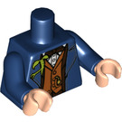 LEGO Mørkeblå Newt Scamander Minifig Torso (973 / 88585)