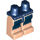 레고 진한 파란색 Patrick 별 해적 미니피규어 엉덩이와 다리 (3815 / 72321)
