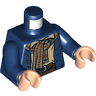 LEGO Donkerblauw Pippin Torso (973 / 76382)