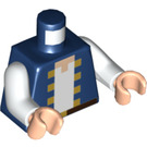 LEGO Dunkelblau Pirate Minifig Torso (973 / 76382)