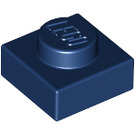 LEGO Dark Blue Plate 1 x 1 (3024)