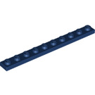 LEGO Donkerblauw Plaat 1 x 10 (4477)