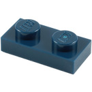 LEGO Bleu Foncé assiette 1 x 2 (3023 / 28653)