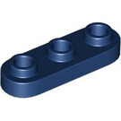 LEGO Dark Blue Plate 1 x 3 Rounded (77850)