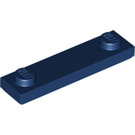 LEGO Dark Blue Plate 1 x 4 with Two Studs with Groove (41740)