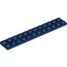 LEGO Dark Blue Plate 2 x 12 (2445)