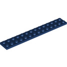 LEGO Donkerblauw Plaat 2 x 14 (91988)