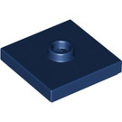 LEGO Dark Blue Plate 2 x 2 with Groove and 1 Center Stud (23893 / 87580)