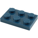 LEGO Dark Blue Plate 2 x 3 (3021)