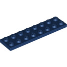 LEGO Dark Blue Plate 2 x 8 (3034)