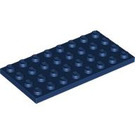 LEGO Dark Blue Plate 4 x 8 (3035)