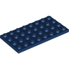 LEGO Donkerblauw Plaat 4 x 8 (3035)