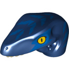 LEGO Dark Blue Raptor Dinosaur Head with Blue (48061 / 98065)