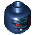 LEGO Dark Blue Rattla Head (Safety Stud) (3626)