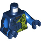 LEGO Bleu Foncé Rex Dangervest Minifigurine Torse (973 / 76382)