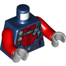 LEGO Donkerblauw Scuba Diver Minifig Torso (973 / 76382)