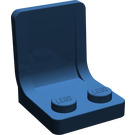LEGO Dark Blue Seat 2 x 2 without Sprue Mark in Seat (4079)
