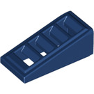 LEGO Dark Blue Slope 1 x 2 x 0.7 (18°) with Grille (61409)