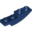 LEGO Donkerblauw Helling 1 x 4 Gebogen Omgekeerd (13547)