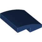 LEGO Dark Blue Slope 2 x 2 Curved (15068)