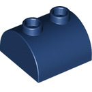 LEGO Dark Blue Slope 2 x 2 Curved with 2 Studs on Top (30165)