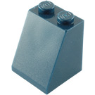 LEGO Donkerblauw Helling 2 x 2 x 2 (65°) met buis aan de onderzijde (3678)