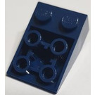 LEGO Dark Blue Slope 2 x 3 (25°) Inverted with Connections between Studs (2752 / 3747)