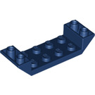 LEGO Bleu Foncé Pente 2 x 6 (45°) Double Inversé avec Open Centre (22889)