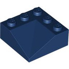 LEGO Dunkelblau Schrägstein 3 x 3 (25°) Doppelt Concave (99301)