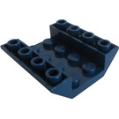 LEGO Dark Blue Slope 4 x 4 (45°) Double Inverted with Open Center (No Holes) (4854)