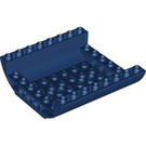 LEGO Donkerblauw Helling 8 x 8 x 2 Gebogen Omgekeerd Dubbele (54091)