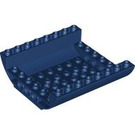 LEGO Dark Blue Slope 8 x 8 x 2 Curved Inverted Double (54091)