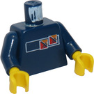 LEGO Mørkeblå  Sport Torso (973 / 73403)