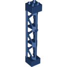 LEGO Azul oscuro Support 2 x 2 x 10 Soporte Triangular Vertical (Tipo 4 - 3 postes, 3 secciones) (4687 / 95347)