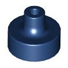 LEGO Dark Blue Tile 1 x 1 Round with Hollow Bar (20482 / 31561)