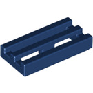 LEGO Bleu Foncé Tuile 1 x 2 Grille (avec Rainure inférieure) (2412 / 30244)