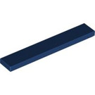 LEGO Dark Blue Tile 1 x 6 (6636)