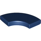 LEGO Dark Blue Tile 2 x 2 Curved Corner (27925)