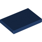 LEGO Bleu Foncé Tuile 2 x 3 (26603)