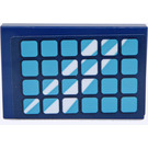 LEGO Donkerblauw Tegel 2 x 3 met Solar Paneel 41731 Sticker (26603)