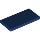 LEGO Bleu Foncé Tuile 2 x 4 (87079)