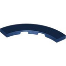 LEGO Dark Blue Tile 4 x 4 Curved Corner with Cutouts (3477 / 27507)